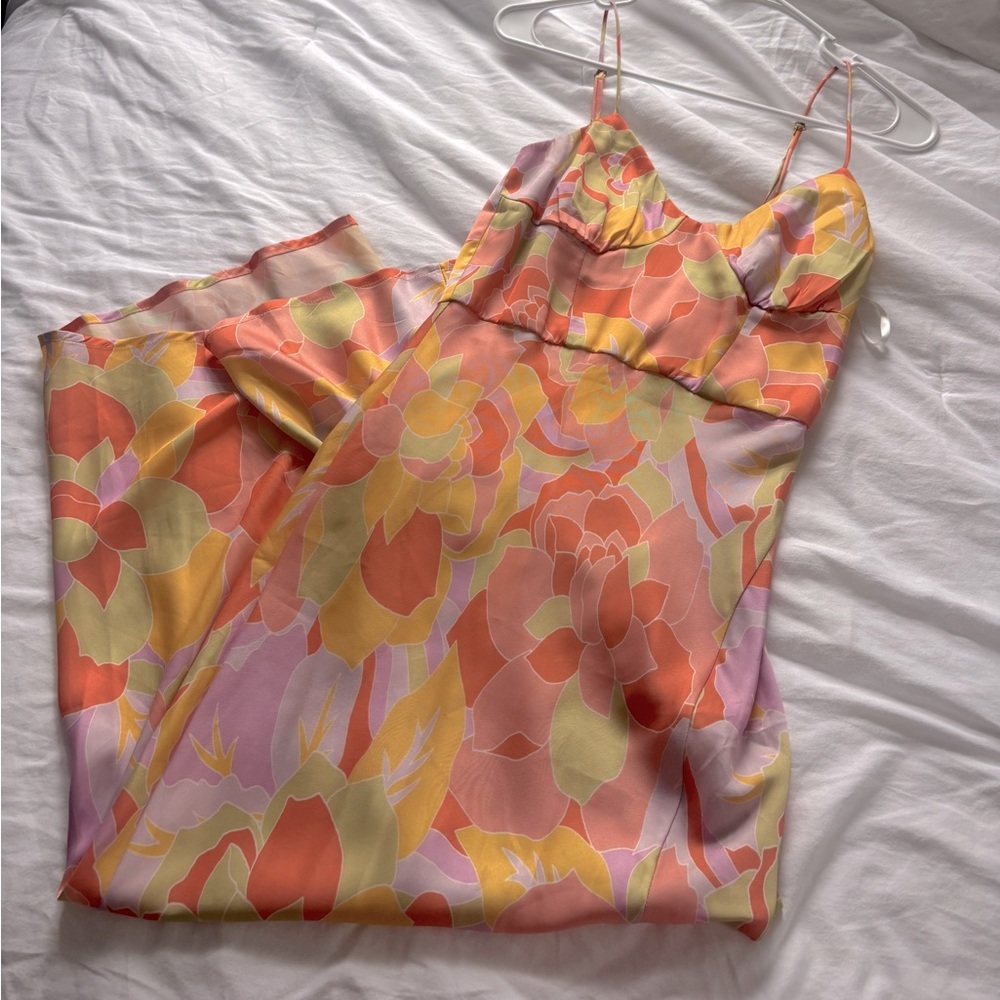 Floral Midi Dress - Picture 1 of 5